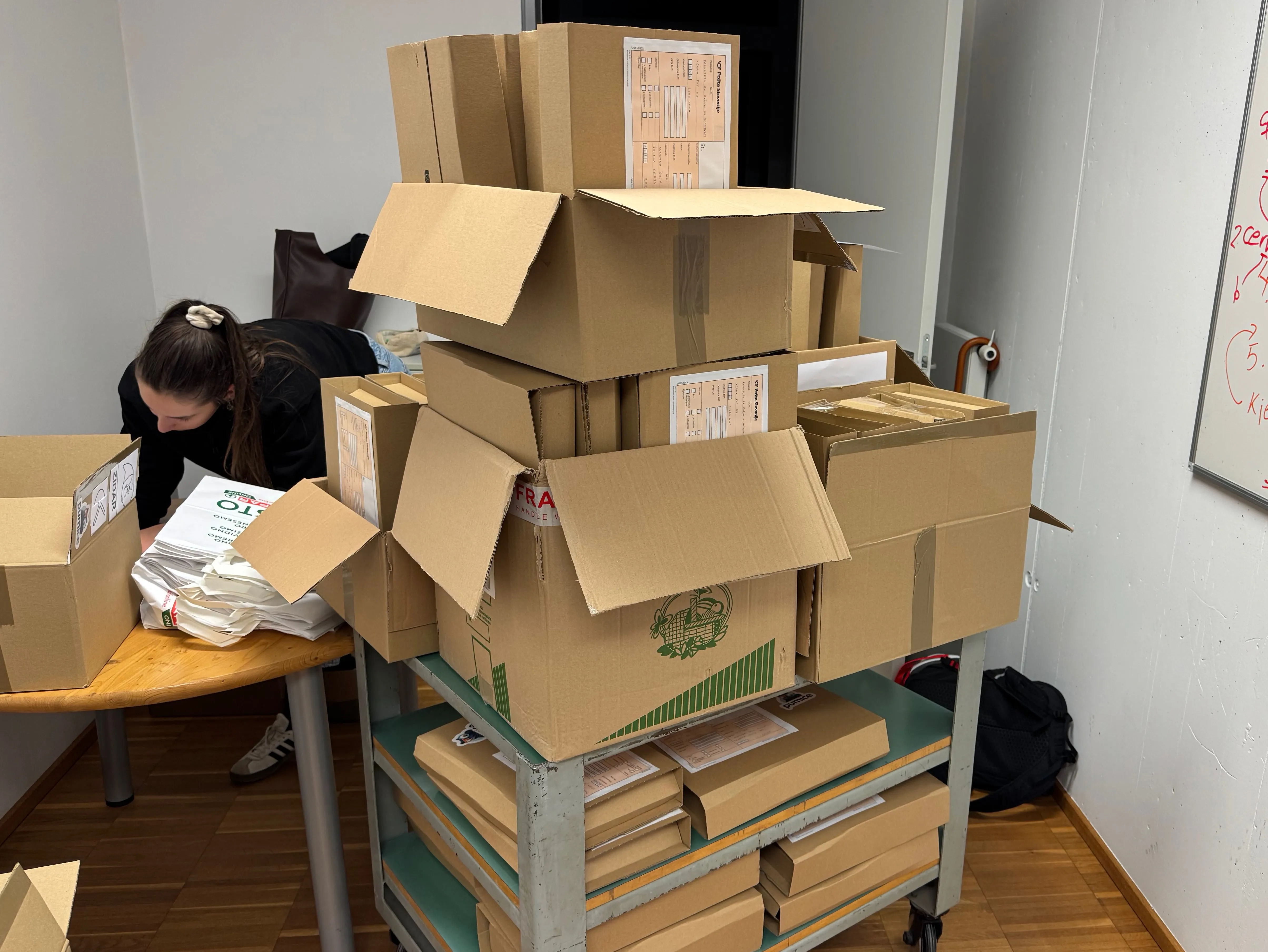 Sending Out the Materials for the Excursions